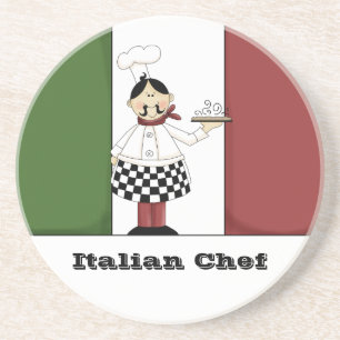 Italiaans Chef #7 Onderzetter