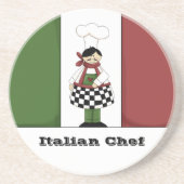 Italiaans Chef #8 Onderzetter (Voorkant)