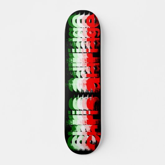 Italiaans chris ADLRIDGE, Persoonlijk Skateboard (Voorkant)