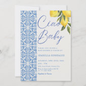 Italiaans Ciao Baby Amalfi Baby shower Kaart (Voorkant)