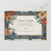 Italiaans Ciao Baby shower Diapper Raffle Informatiekaartje (Voorkant)