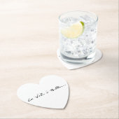 italiaans citaat la vita é bella Paper onderzetter (Insitu)