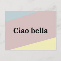 Italiaans citaat van Ciao bella