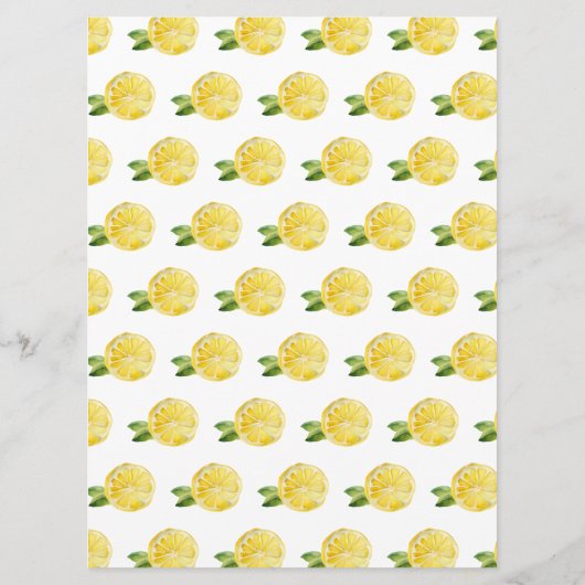 Italiaans citroen groen Lijst bruiloft Menu (Achterkant)