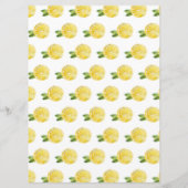 Italiaans citroen groen Lijst bruiloft Menu (Achterkant)