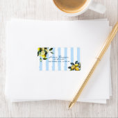 Italiaans citroenadreslabel etiket (Insitu)