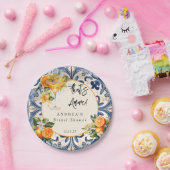  Italiaans | Citrus Sinaasappel | VRIJGEZELLENFEES Papieren Bordje (Feest)