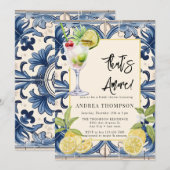  Italiaans | citruscitroen | VRIJGEZELLENFEEST Kaart (Voorkant / Achterkant)