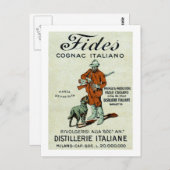 Italiaans Cognac 1905 Briefkaart (Voorkant / Achterkant)