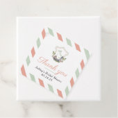 Italiaans Crest Party Favor Label (In situ)