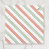 Italiaans Crest Party Favor Label (Achterkant)