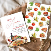 Italiaans, dat is Amore! Waterverf Vrijgezellenfee Kaart