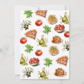 Italiaans, dat is Amore! Waterverf Vrijgezellenfee Kaart (Achterkant)