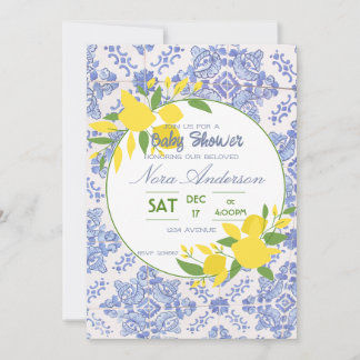 Italiaans Daydream Baby shower Invitation Kaart