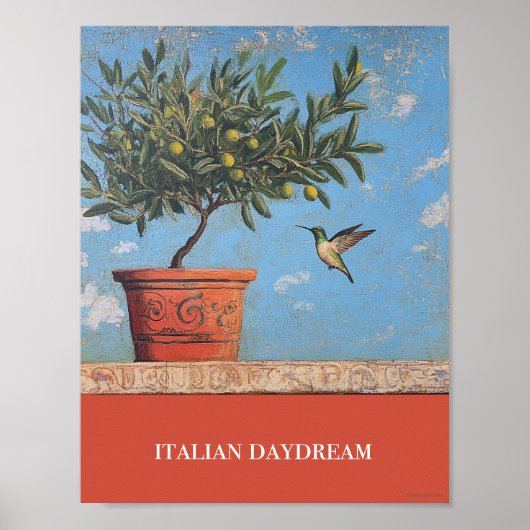 Italiaans Daydream Poster (Voorkant)
