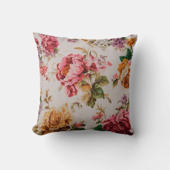 Italiaans design met de schoonheid van bloemen kussen (Voorkant)