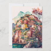 Italiaans desitnatieapparaat (Waterverf) Kaart (Achterkant)