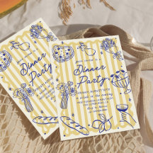 Italiaans diner La Dolce Vita Verjaardag Uitnodigi