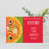 Italiaans diner Pizza Kaart (Staand voorkant)