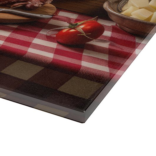 Italiaans diner snijplank (Hoek)