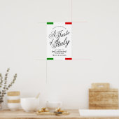 Italiaans diner | Verlovingsetentje Poster (Keuken)