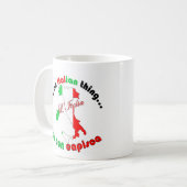 Italiaans ding koffiemok (Voorkant links)