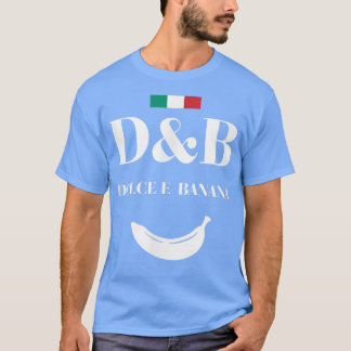 Italiaans Dolce E Banana T Shirt, Funny Graphic De T-shirt