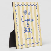 Italiaans Doodle citroenen Kaarten & geschenken te Fotoplaat (Zijkant)