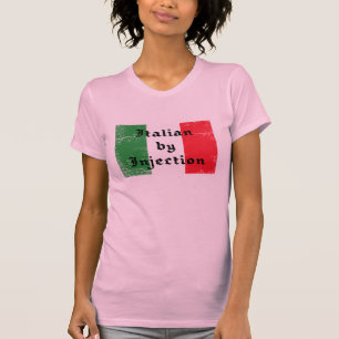 Italiaans door injectie Fun T-shirt voor vrouwen m