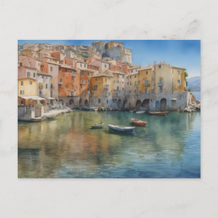 Italiaans dorp Mediterranea Briefkaart