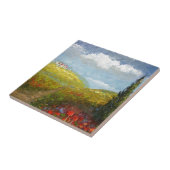 Italiaans dorp Tocany Tegeltje (Zijkant)