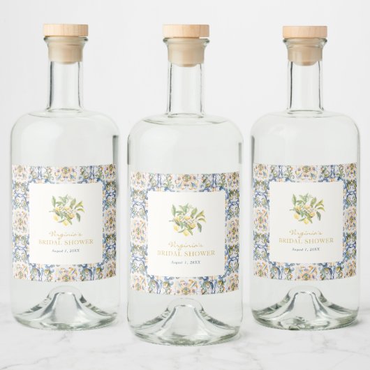 Italiaans drankjeletsetiket likeurfles etiket (Flessen)