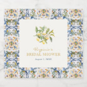 Italiaans drankjeletsetiket likeurfles etiket (Enkel label)