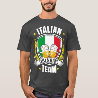 Italiaans Drink ontwerp van de Beer Games van het T-shirt
