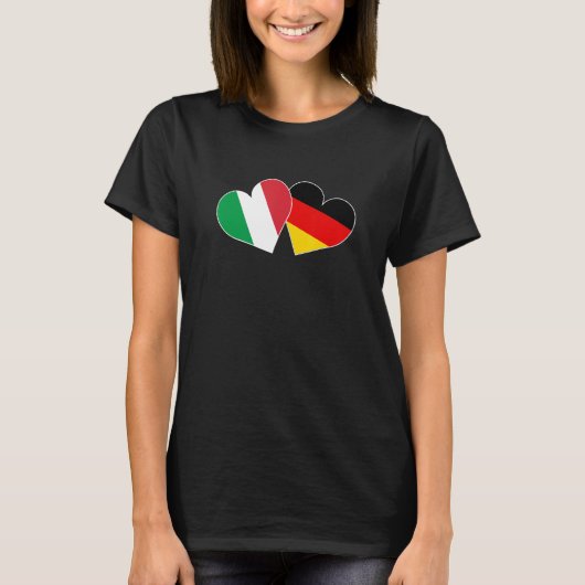 Italiaans Duits Italiaans Duitsland Italiaans Duit T-shirt (Voorkant)