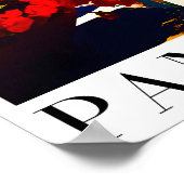 Italiaans eiland Panarea - Blauw Mediterraans Stij Poster (Hoek)