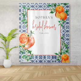 Italiaans Elegant Spritz Oranje Vrijgezellenfeest Wandkleed