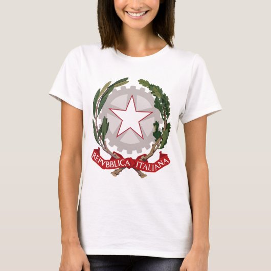 italiaans embleem t-shirt (Voorkant)
