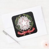 italiaans embleem vierkante sticker (Envelop)