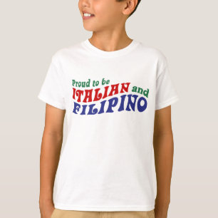 Italiaans en Filippijns T-shirt