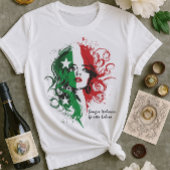 Italiaans erfgoed Shirt Vrouwen | Inspirerend vrou