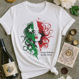 Italiaans erfgoed Shirt Vrouwen   Inspirerend vrou