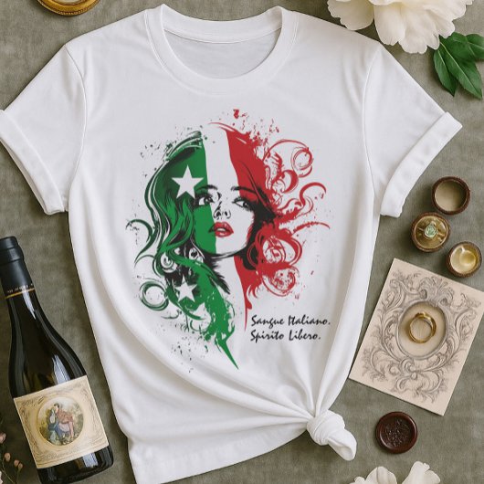 Italiaans erfgoed Shirt Vrouwen | Inspirerend vrou