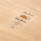 Italiaans eten Holy Cannoli Baby shower Acryl Uitnodigingen (Laagn)