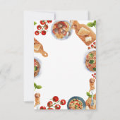 Italiaans eten Little gehaktbal Baby shower Dank u Bedankkaart (Achterkant)