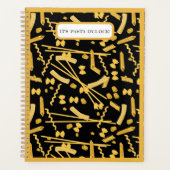 Italiaans eten, pasta patroon planner (Voorkant)
