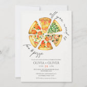 Italiaans eten pizza repetitie diner kaart (Voorkant)