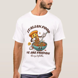 Italiaans eten (pizza) t-shirt