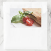Italiaans eten rechthoekige sticker (Tas)