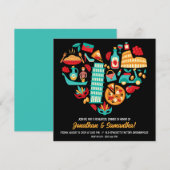 Italiaans eten restaurant repetitie diner kaart (Voorkant / Achterkant)